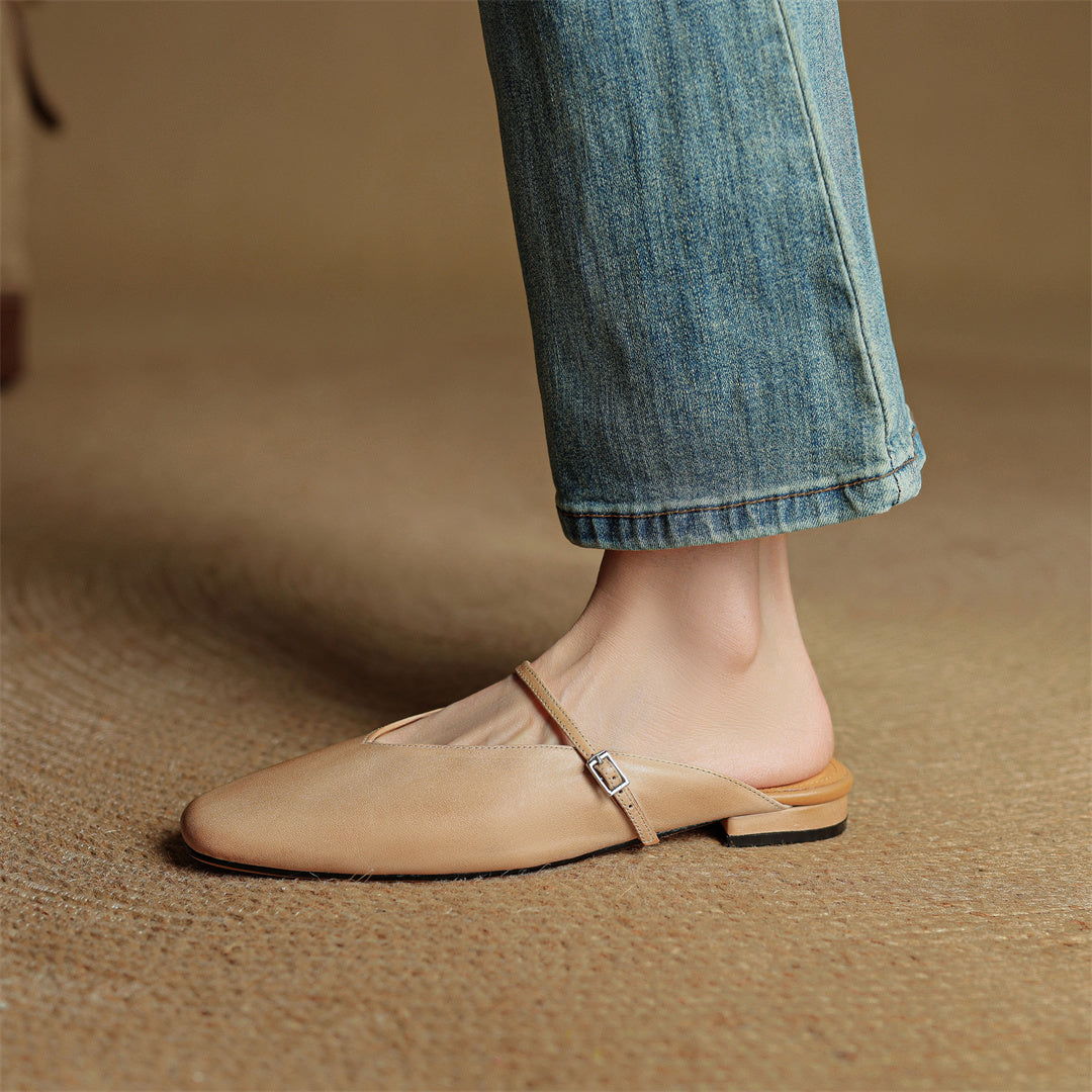 Miral | Genuine Leather Mules