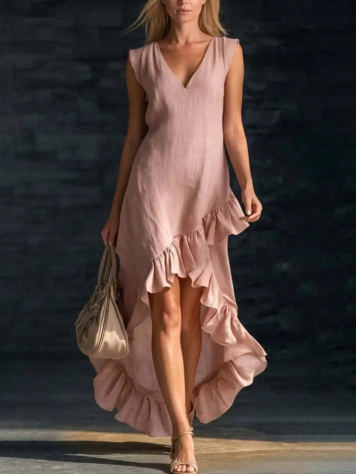 ROWAN | Ruffle Hem Maxi Dress