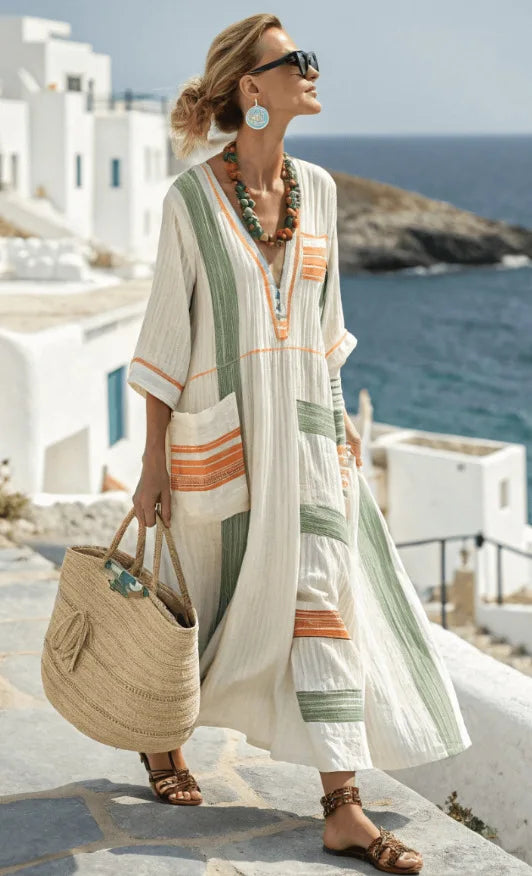 VERA | Coastal Flow Maxi Dress