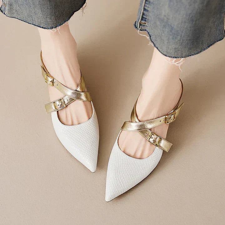 Zelle | Genuine Leather Mules