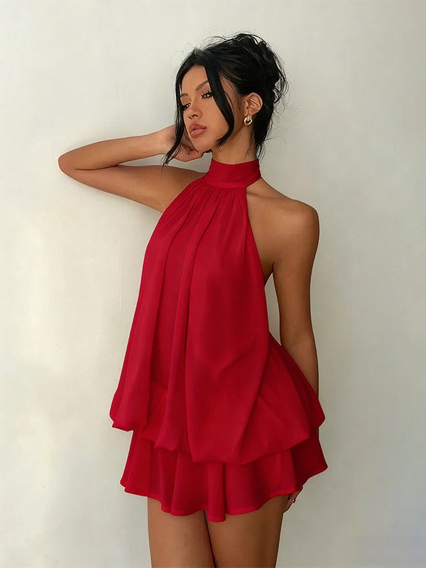 Plume | Mini Lightweight and Flowing Dress with Layers