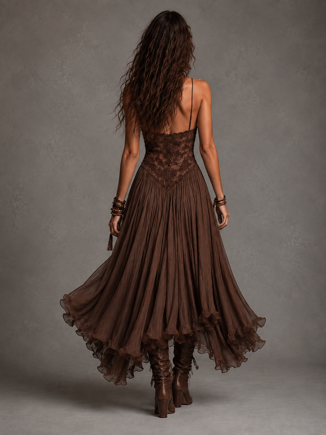 OLIVIA | Corset Bodice Maxi Dress