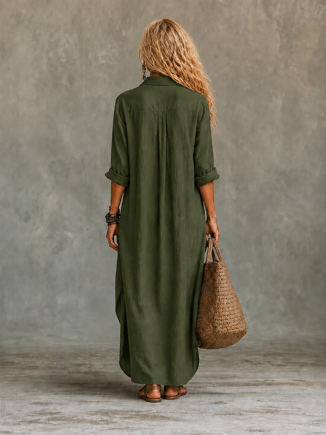 VIVIENNE | Button-Down Maxi Dress