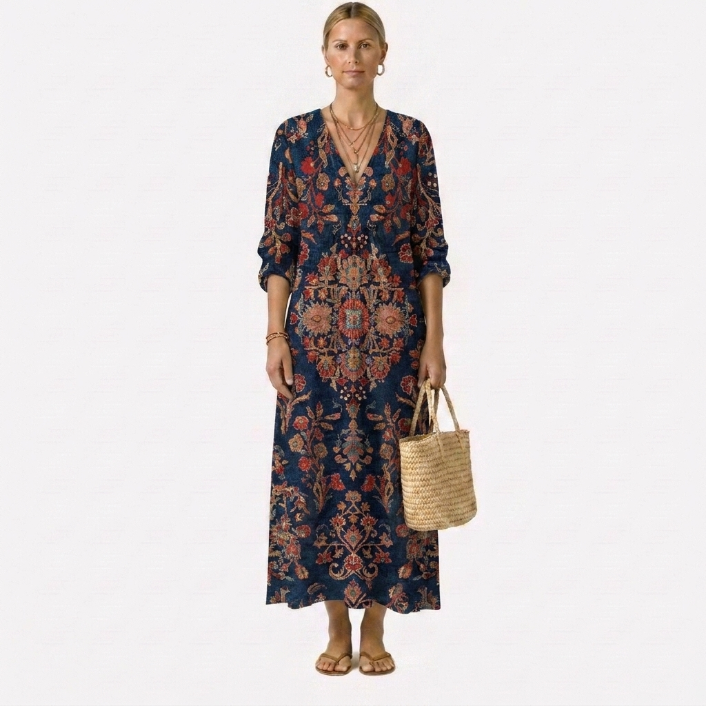 ADELINE | Bohemian Persian Bloom Maxi