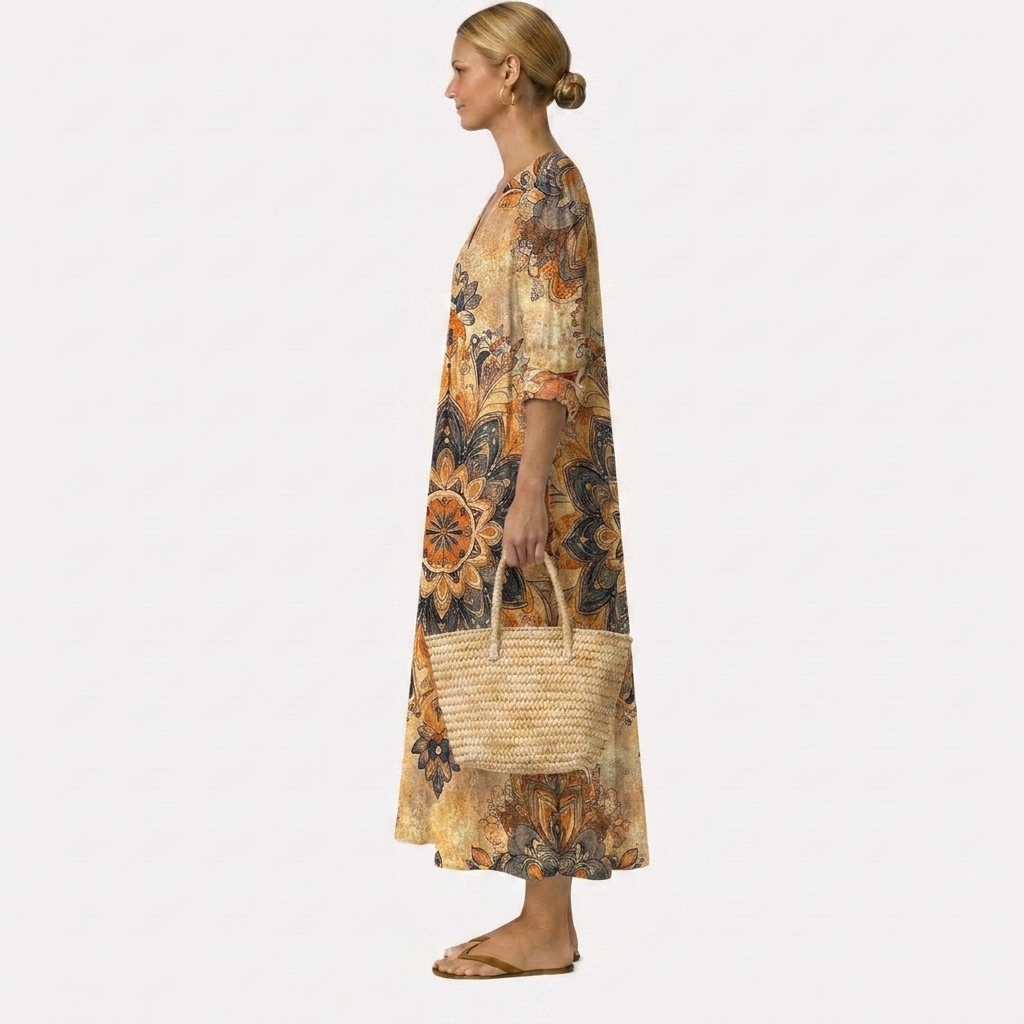 AUGUSTA | Bohemian Golden Mandala Maxi