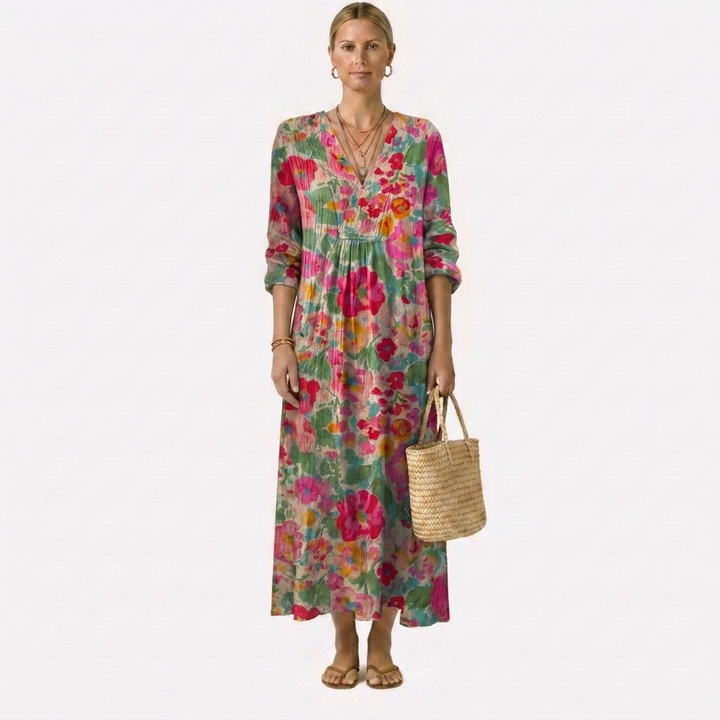 ROSALIE | Bohemian Pink Bloom Maxi
