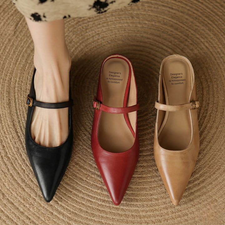 Neok | Genuine Leather Mules