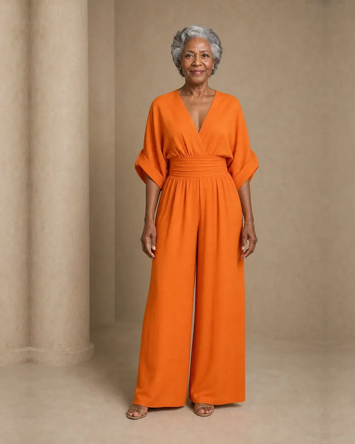 Imani | Jumpsuit to Feel Comfortable and Polished on Your Day.