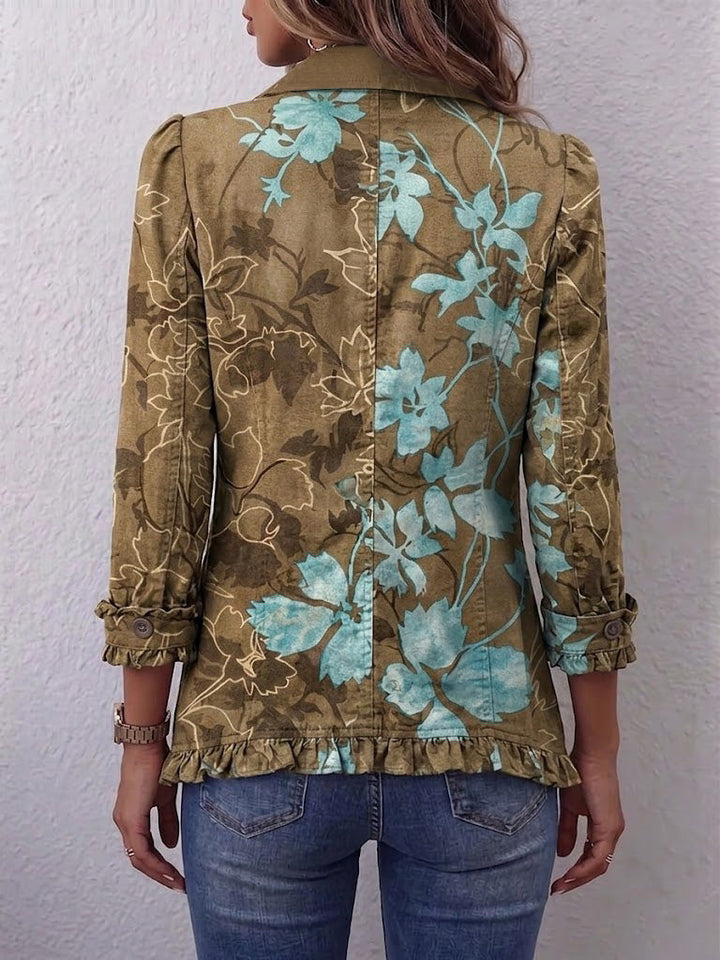 SUNDARA | Gradient Floral Jacket