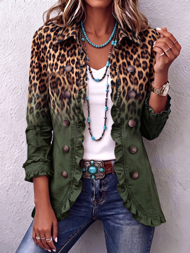 ELSPETH | Ombré Leopard Blazer