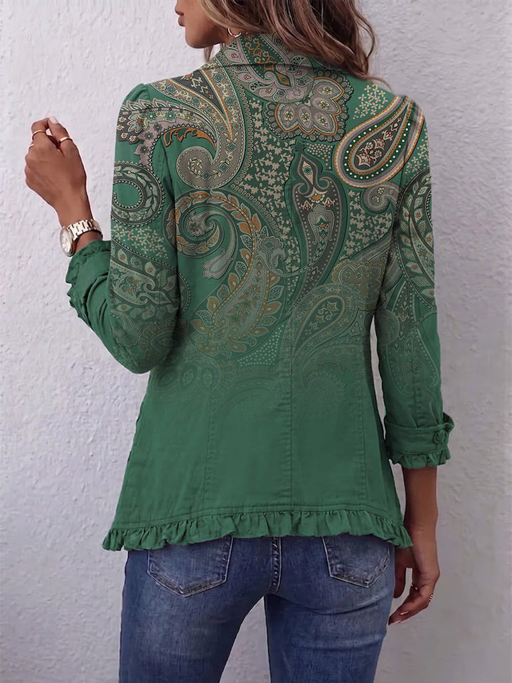 JEMARA | Paisley Cuffed Jacket