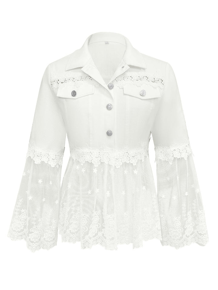 SUNNELACE | Openwork Hem Jacket