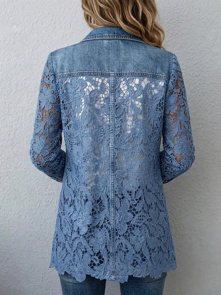 LACINDA | Openwork Panel Blazer