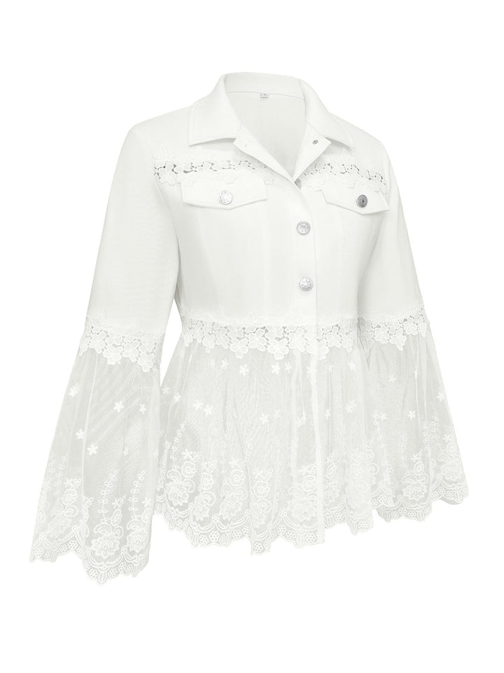 SUNNELACE | Openwork Hem Jacket
