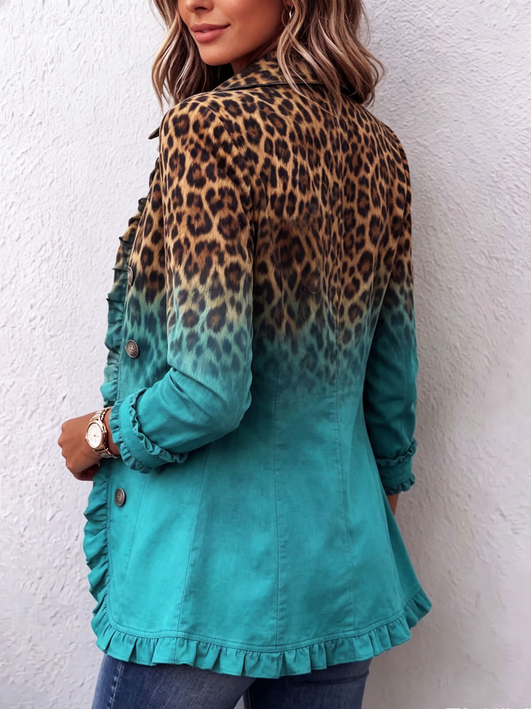 ELSPETH | Ombré Leopard Blazer