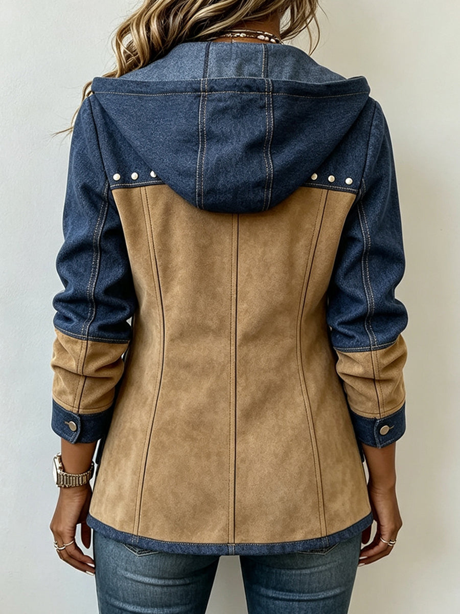 FAWNRIDGE | Patchwork Hooded Jacket