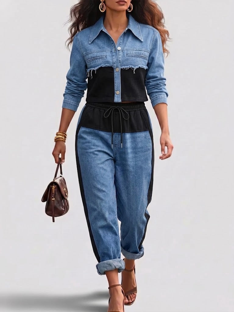 HOLBROOK | Cropped Jacket & Pants Set