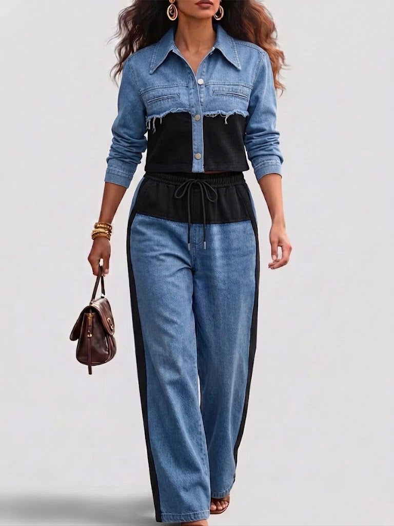 HOLBROOK | Cropped Jacket & Pants Set