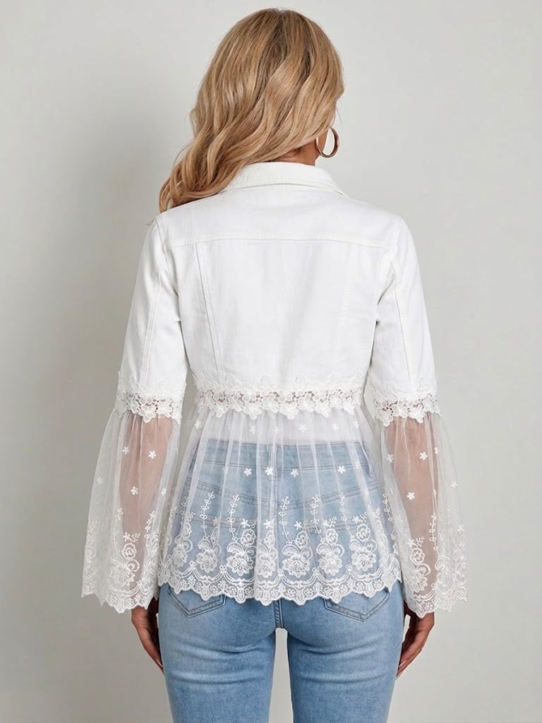 SUNNELACE | Openwork Hem Jacket